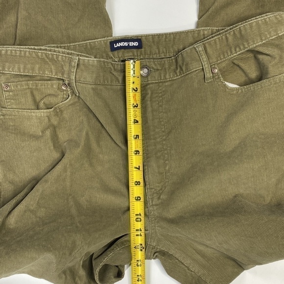 Lands' End Comfort Waist 5 Pocket Corduroy Pant Tan Beige 501619 Size 40x28 - Picture 8 of 13